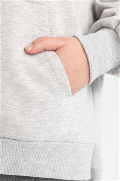 DeFacto Oversize Geniş Kalıp Kapüşonlu Sweatshirt