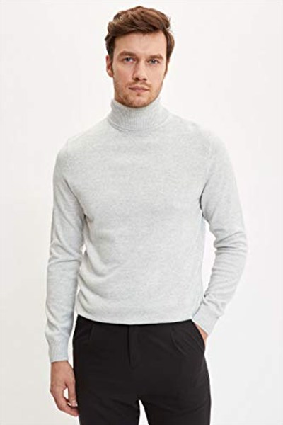 DeFacto Slim Fit Balıkçı Yaka Triko Kazak