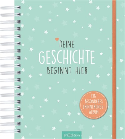 Deine Geschichte beginnt hier: Ein Erinnerungsalbum und wunderschönes Geschenk zur Geburt