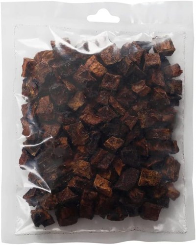 Deli Bon Kurutulmuş Küp Şeklinde Dana Akciğer Köpek Ödül Maması 1 Cm 100 Gr - Farmapets