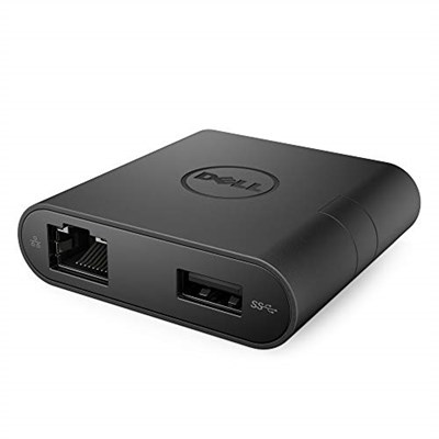 Dell 470-ABRY DA200 Adaptör (USB-C-HDMI/VGA/Ethernet/USB 3.0)