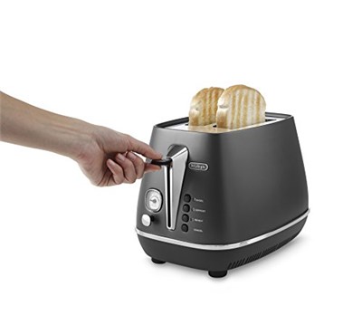 DeLonghi 2-düz-ekmek kızartma makinesi Siyah CTI 2103.BK