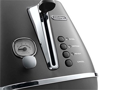 DeLonghi 2-düz-ekmek kızartma makinesi Siyah CTI 2103.BK