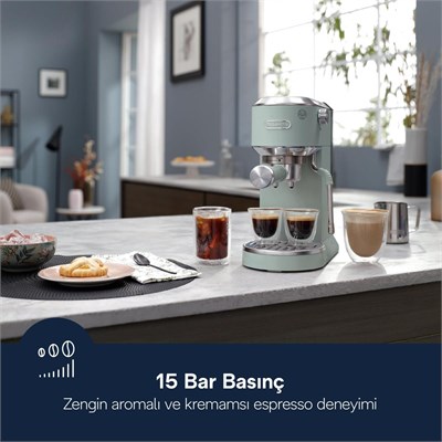 Delonghi Dedica Duo Manuel Espresso Kahve Makinesi Ec890.gr