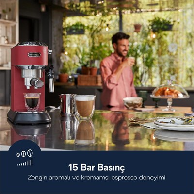Delonghi Dedica, Ec685.r Manuel Espresso Kahve Makinesi