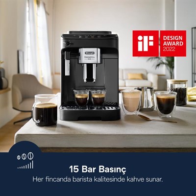 DeLonghi ECAM 290 21 B 21 Magnifica Evo Kahve Makinesi, Siyah