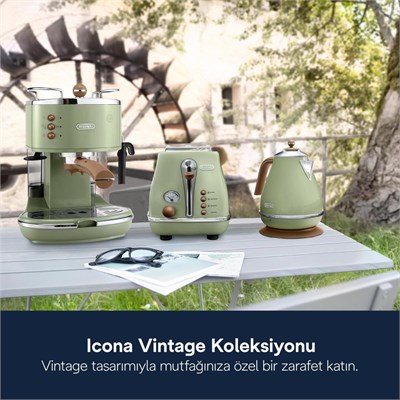 Delonghi Icona Vintage, Ctov2103.gr Ekmek Kızartma Makinesi|