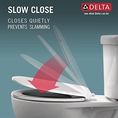 Delta Musluk Lazımlık Antrenman Gece Lambası WC Oturağı, 801903-WH