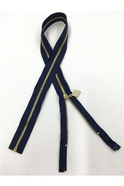 Demir Diş Mont Hırka Yelek Fermuarı 80 Cm Lacivert No:5, mk129