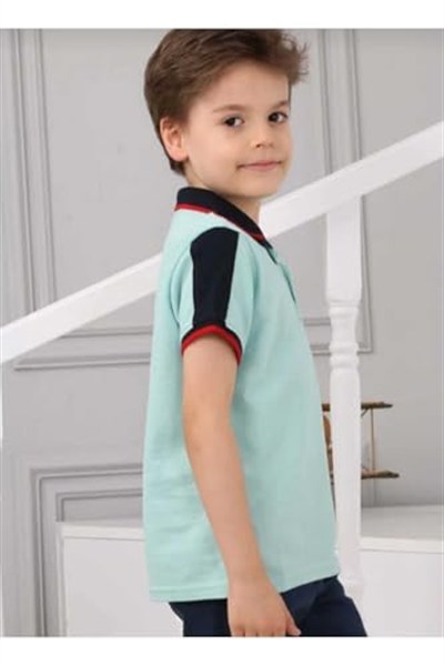 DEMOİSELLE ERKEK ÇOCUK POLO YAKA T-SHİRT yeşil 8 Yaş
