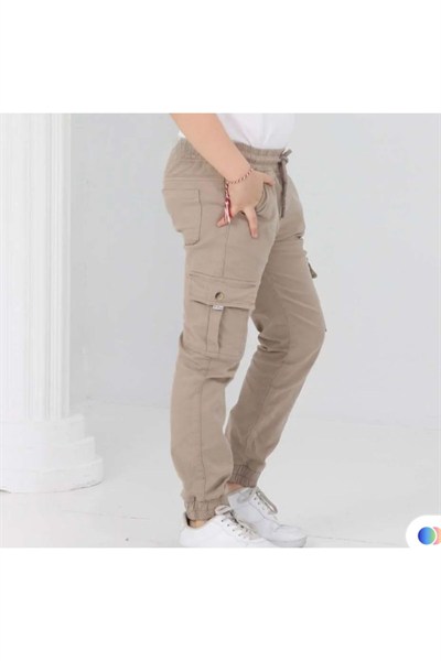 DEMOİSELLE KARGO CEPLİ ÇOCUK PANTOLON-1