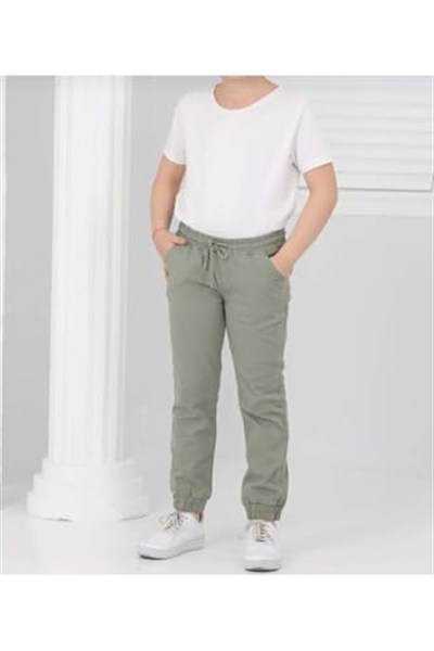 DEMOİSELLE LASTİK PAÇALI ÇOCUK PANTOLON-1