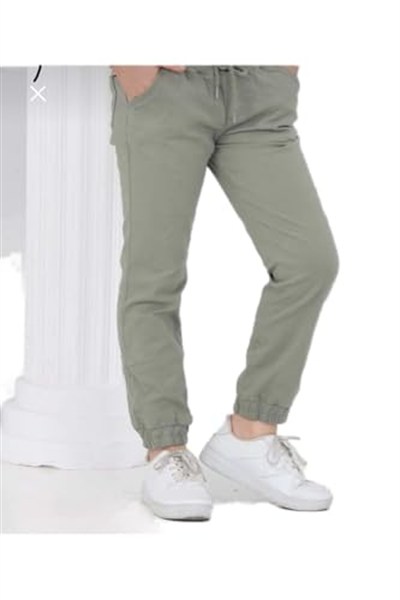DEMOİSELLE LASTİK PAÇALI ÇOCUK PANTOLON-1