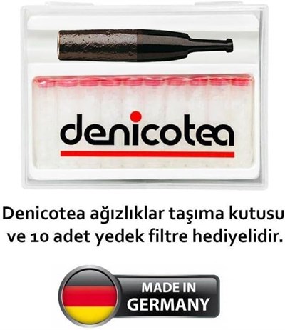 Denicotea 20249 Karbon Filtreli Ahşap Sig. Ağızlığı Siyah