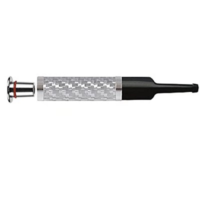 Denicotea 25007 Karbon Filtreli 6-9mm Lüks Slim Sig.Ağızlığı Karbon Silver