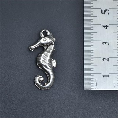 Denizatı Erkek Kadın Kolye Antik Gümüş Kaplama - 60 cm Düz Zincir