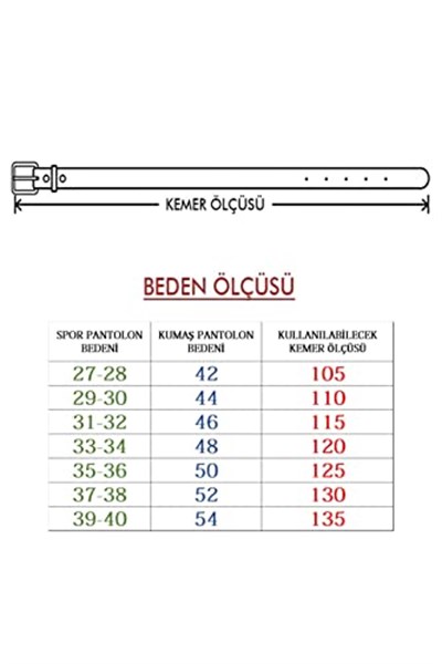 Deribond 2 Adet Klasik Erkek Kemer
