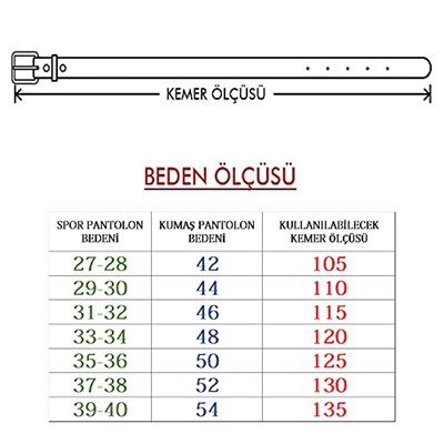 Deribond Erkek Kemer Örgülü Elastik Streç Özellikli