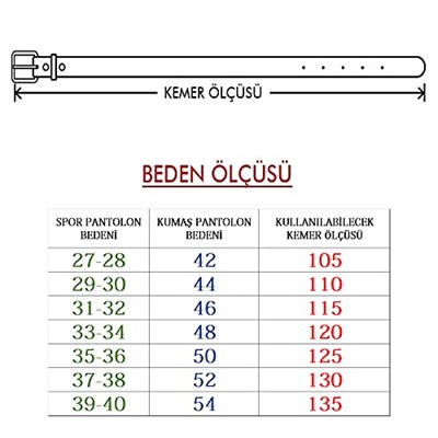 Deribond Hakiki Deri Erkek Kemer
