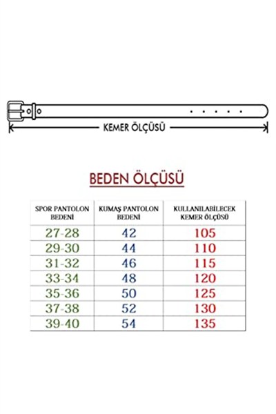 Deribond Hakiki Deri Klasik Erkek Kemer