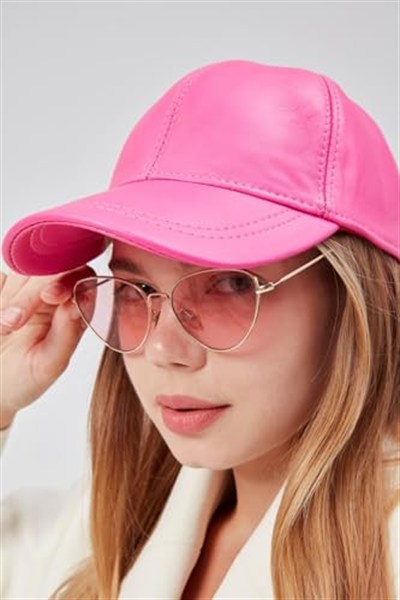 Derikem%100 Deri Kışlık Unisex Beyzbol Şapka