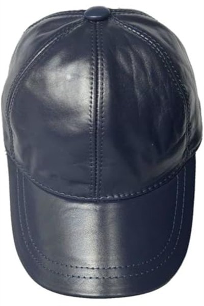 Derikem%100 Hakiki Deri Unisex Deri Cap Ayarlanabilir Şapka Fındık