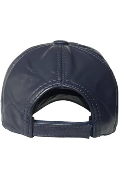 Derikem%100 Hakiki Deri Unisex Deri Cap Ayarlanabilir Şapka Fındık