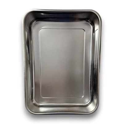 Derin Fırın Tepsisi Yoğurt Mayalama Paslanmaz Çelik Çok Amaçlı Dikdörtgen Metal Tava Saklama Kabı (36,5x26,5x6,5 cm, 304 (18/10) Kalite, Makinede Yıkanabilir, Gıdaya Uygun, Kolay Temizlenebilir)