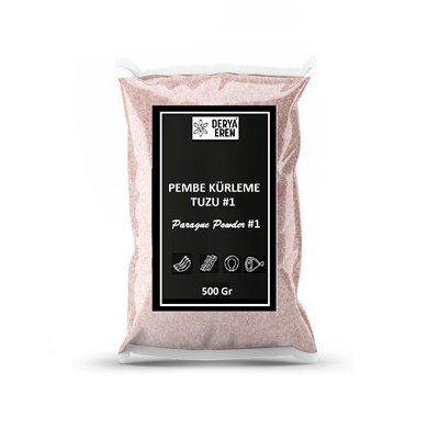 Derya Eren Pembe Kürleme Tuzu #1, Prague Salt, 100 gr,%6,25 Sodyum Nitrit, Et, Sosis, Balık, Pastırma ve Jambon Kürleme İçin (500 gr)