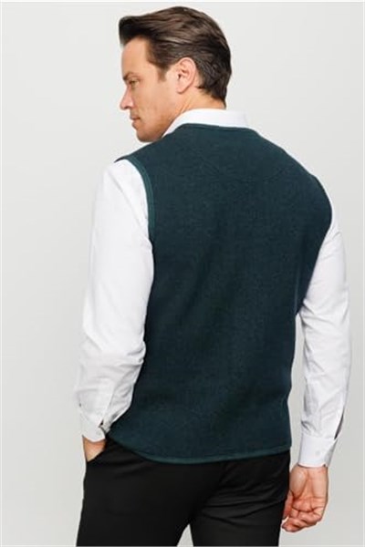 Desen Triko Erkek V Yaka Keçe Aksesuarlı Pike Dokuma Yün Yelek 02422569 Siyah - Bedenler: Beden;2XL, Beden;3XL, 3XL, Beden;S, S, Beden;M, M, Beden;XL...