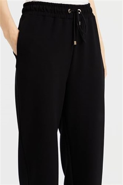 DESEN TRİKO Kadın Cepli Eşofman Pantolon Siyah Beden;XL,Renk;Siyah dsnNM9275
