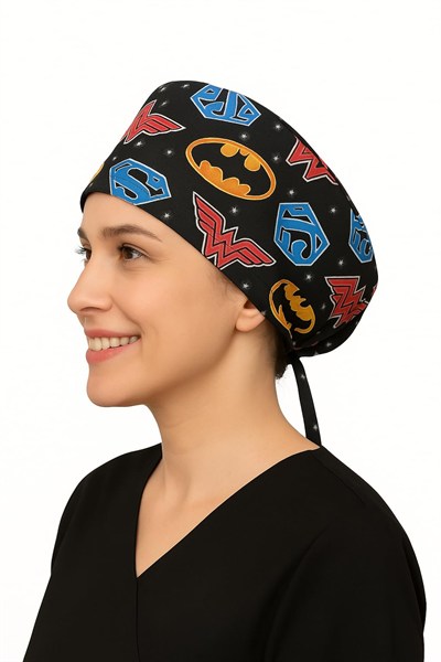 Desenli Doktor Hemşire Aşçı Cerrahi Bone Hastane Bone Bandana M017