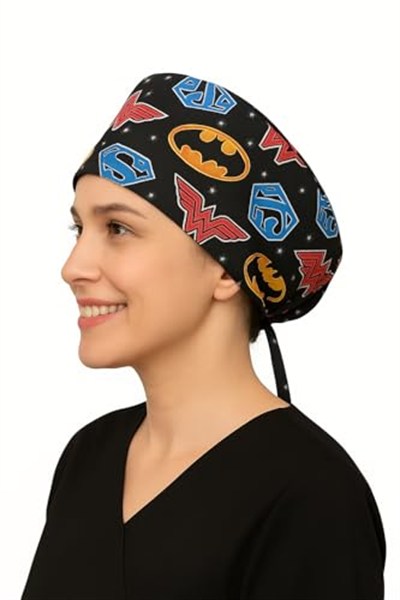Desenli Doktor Hemşire Aşçı Cerrahi Bone Hastane Bone Bandana M017