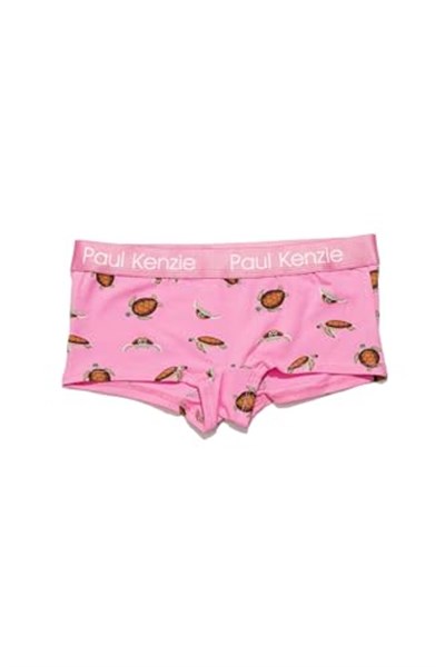Desenli Kadın Boyshort Külot – Eco Characters – Turtley