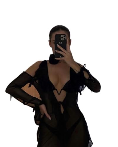 Desert Rose Collection Black Tulle Pareo