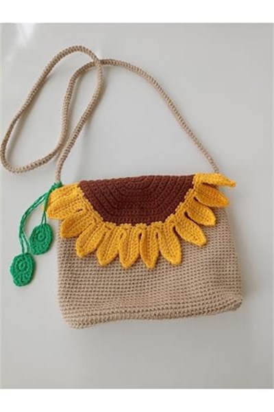 designbyoykum Ayçiçeği kız çocuk çantası Renkli