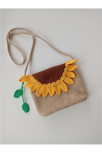 designbyoykum Ayçiçeği kız çocuk çantası Renkli