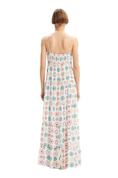 Desigual Desenli Uzun Elbise, 5003152501
