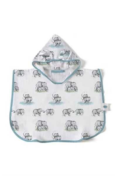 DEUX LAPINS% 100 Pamuk Müslin Bebek Panço - Les Êlêphants BBKPNC-LEL-00004Y