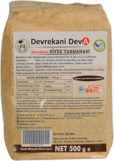Devrekani Deva Gıda Kastamonu Siyez Tarhana 500 G