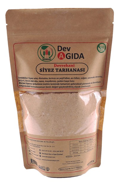 Devrekani Deva Kastamonu Ev Yapımı Siyez Tarhana 500 Gr (Aç-Kapa Ambalaj)