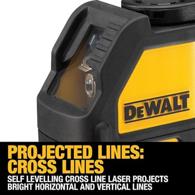 Dewalt DW088K/XJ Lazer Distomat, 0.3 Mm/M Hizalama, Sarı/Siyah