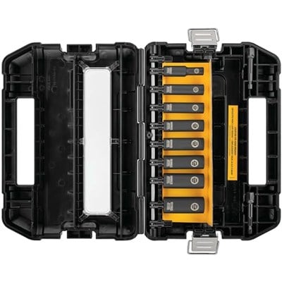 DEWALT DW22838 Darbe Anahtarı Seti, 3/8 İnç, 10 Parça, SAE