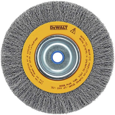 DEWALT DW4905 Kıvrımlı Tel Disk, 15 cm Çap, 5/8-1/2 İnç Mil, Geniş Yüz