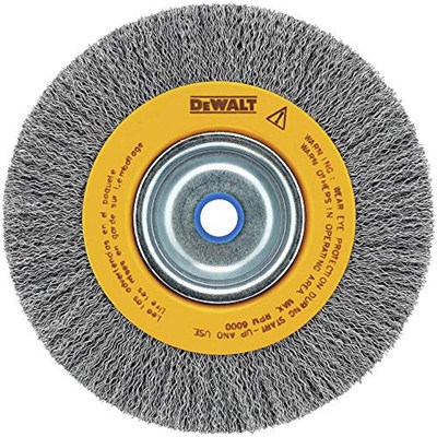 DEWALT DW4905 Kıvrımlı Tel Disk, 15 cm Çap, 5/8-1/2 İnç Mil, Geniş Yüz