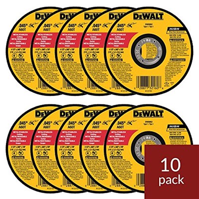 DEWALT - DW8062-10, PK DW8062 4-1/2