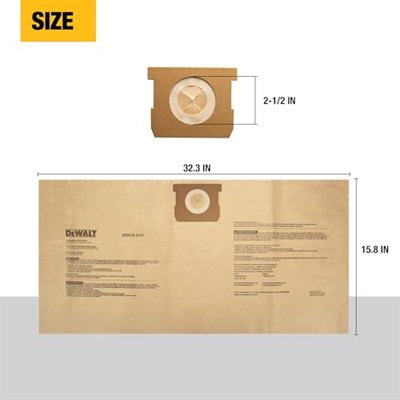 DEWALT DXVA19-4101 6 to 10 gal Dust Bag