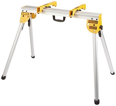 DEWALT Gönye Testere Standı, 0,5 kg Kapasite, Hafif ve Taşınabilir, Kolay Kurulum için Bacak Kilitleri, Montaj Braketleri Dahil (DWX725B)
