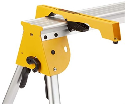 DEWALT Gönye Testere Standı, 0,5 kg Kapasite, Hafif ve Taşınabilir, Kolay Kurulum için Bacak Kilitleri, Montaj Braketleri Dahil (DWX725B)