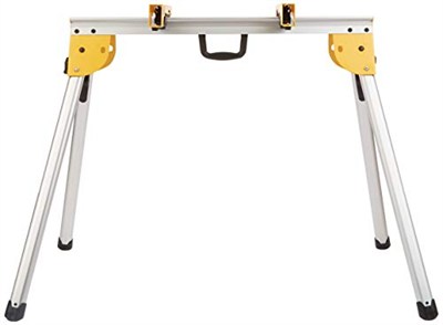 DEWALT Gönye Testere Standı, 0,5 kg Kapasite, Hafif ve Taşınabilir, Kolay Kurulum için Bacak Kilitleri, Montaj Braketleri Dahil (DWX725B)